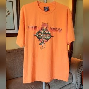 RARE Vintage 2001 Harley Davidson Eternal Combustion Maui Hawaii T-shirt